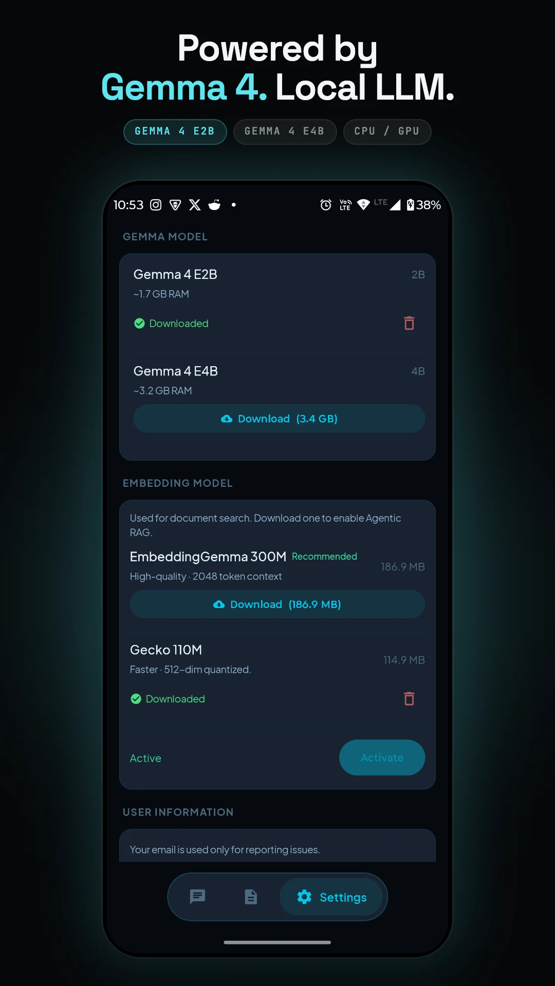 Anvit - Offline AI PDF Chat screenshot