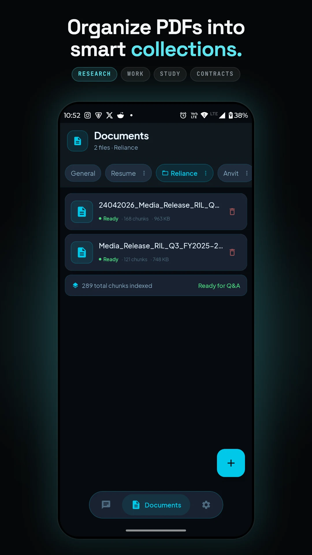 Anvit - Offline AI PDF Chat screenshot