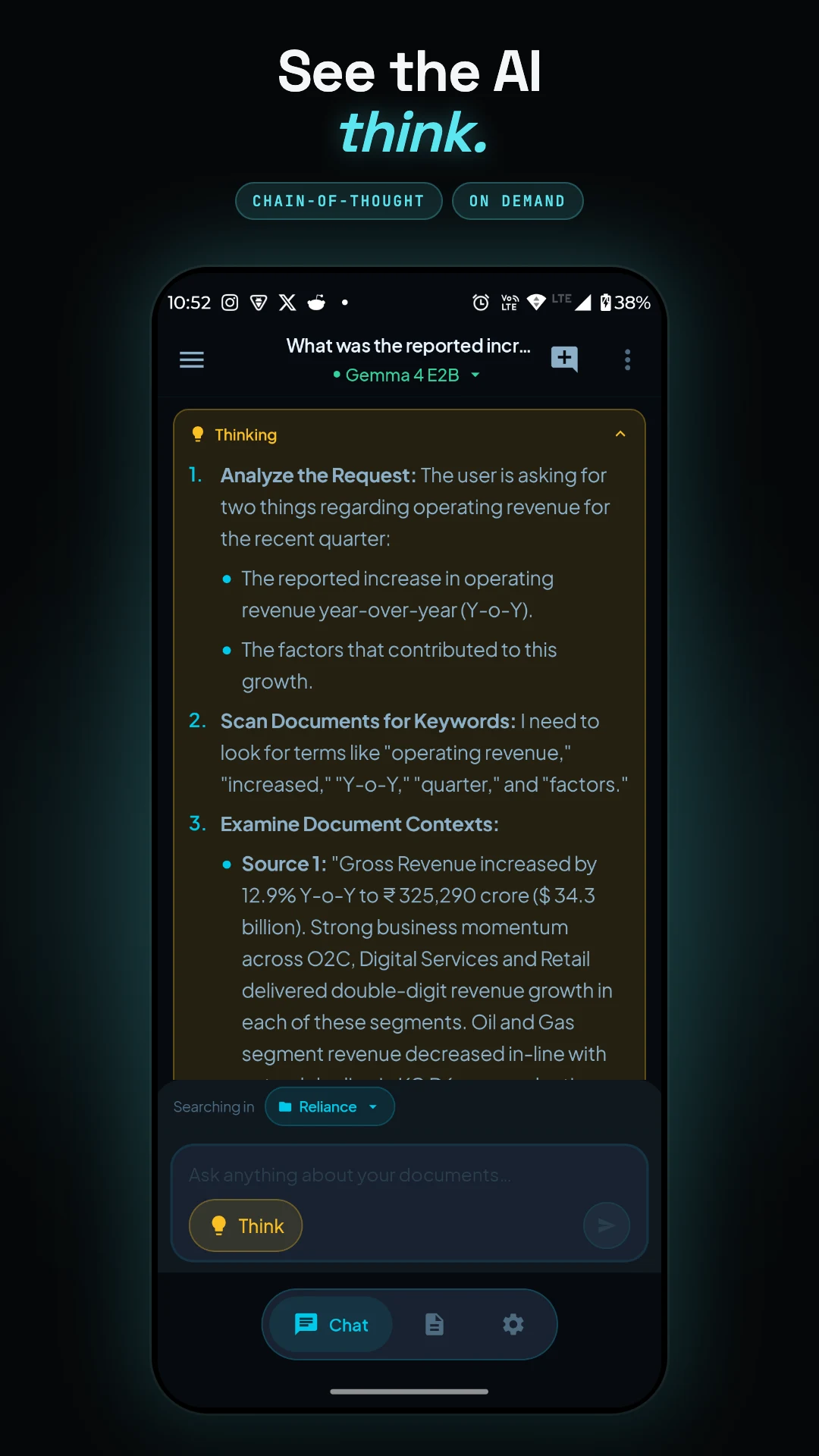 Anvit - Offline AI PDF Chat screenshot