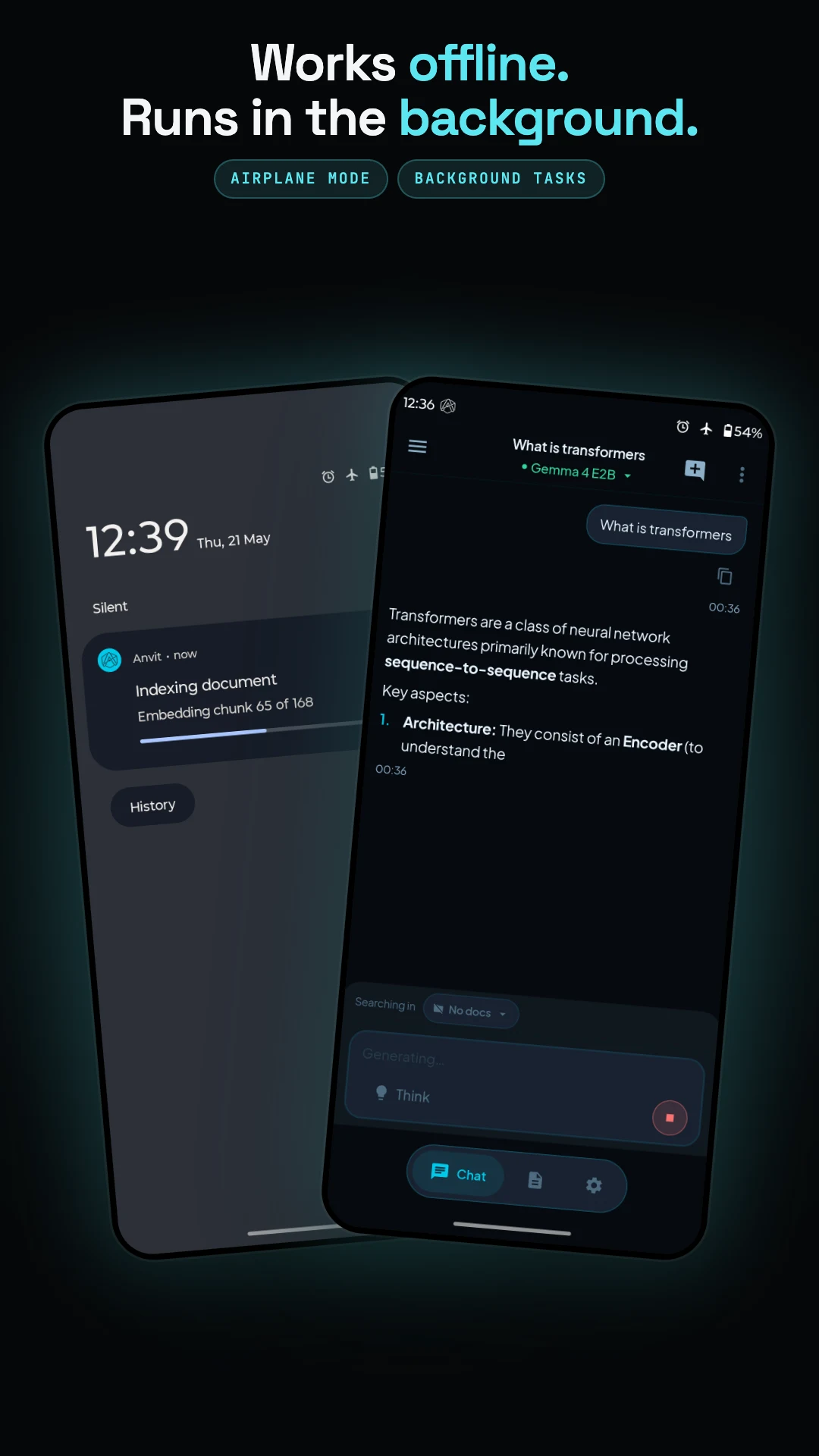 Anvit - Offline AI PDF Chat screenshot
